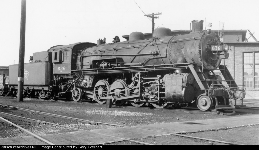 MILW 2-8-2 #636 - Milwaukee Road